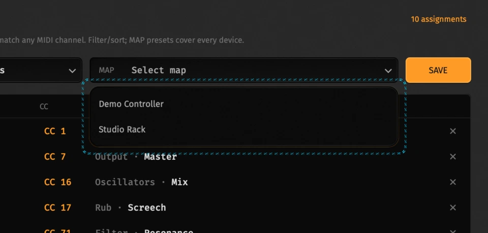 MAP picker