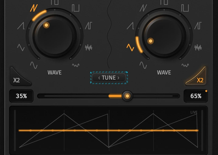 TUNE button