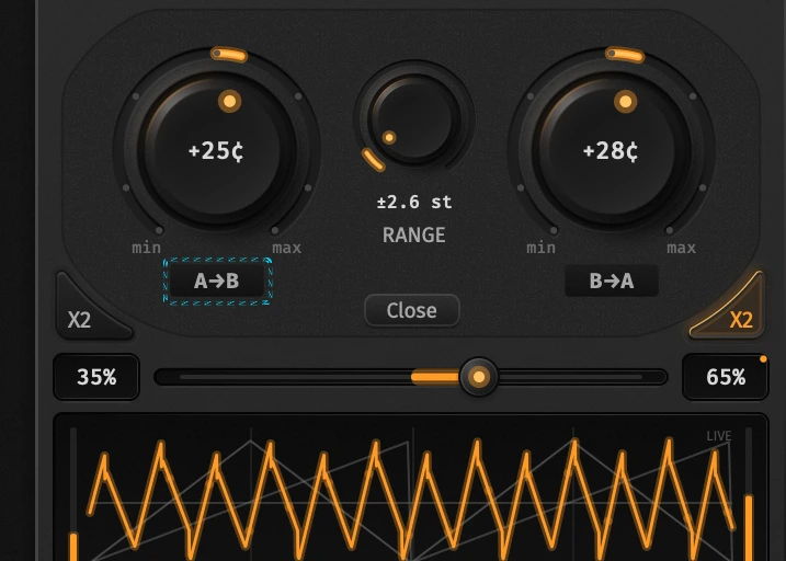 A→B sync